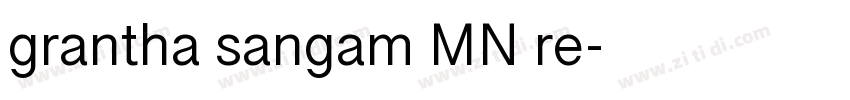 grantha sangam MN re字体转换